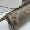 PRADA New Arrival Original Quality Full-Grain Wrinkled Painted Calfskin - Suede Lock Bag