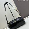 PRADA New Arrival Genuine Lambskin & Suede Crossbody Bag - Original Quality with Matching Hardware