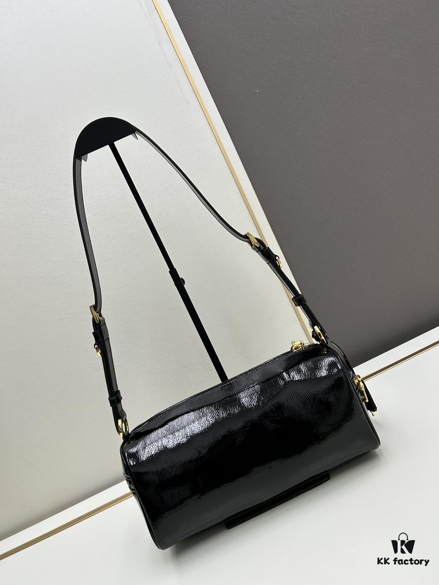 PRADA New Arrival Genuine Lambskin & Suede Crossbody Bag - Original Quality with Matching Hardware