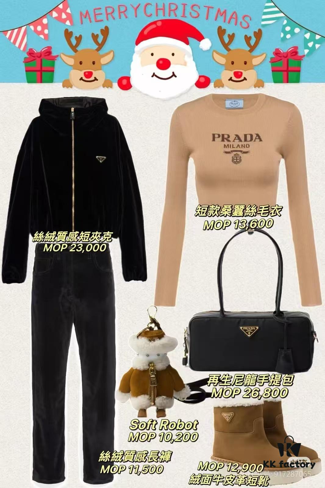 Nylon with Leather Trim, Full Leather PRADA Counter New Arrival Original Quality Matching Store Hardware Re-Nylon Nylon and Top Grain Calfskin Lock Bag