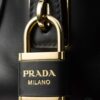 Nylon with Leather Trim, Full Leather PRADA Counter New Arrival Original Quality Matching Store Hardware Re-Nylon Nylon and Top Grain Calfskin Lock Bag