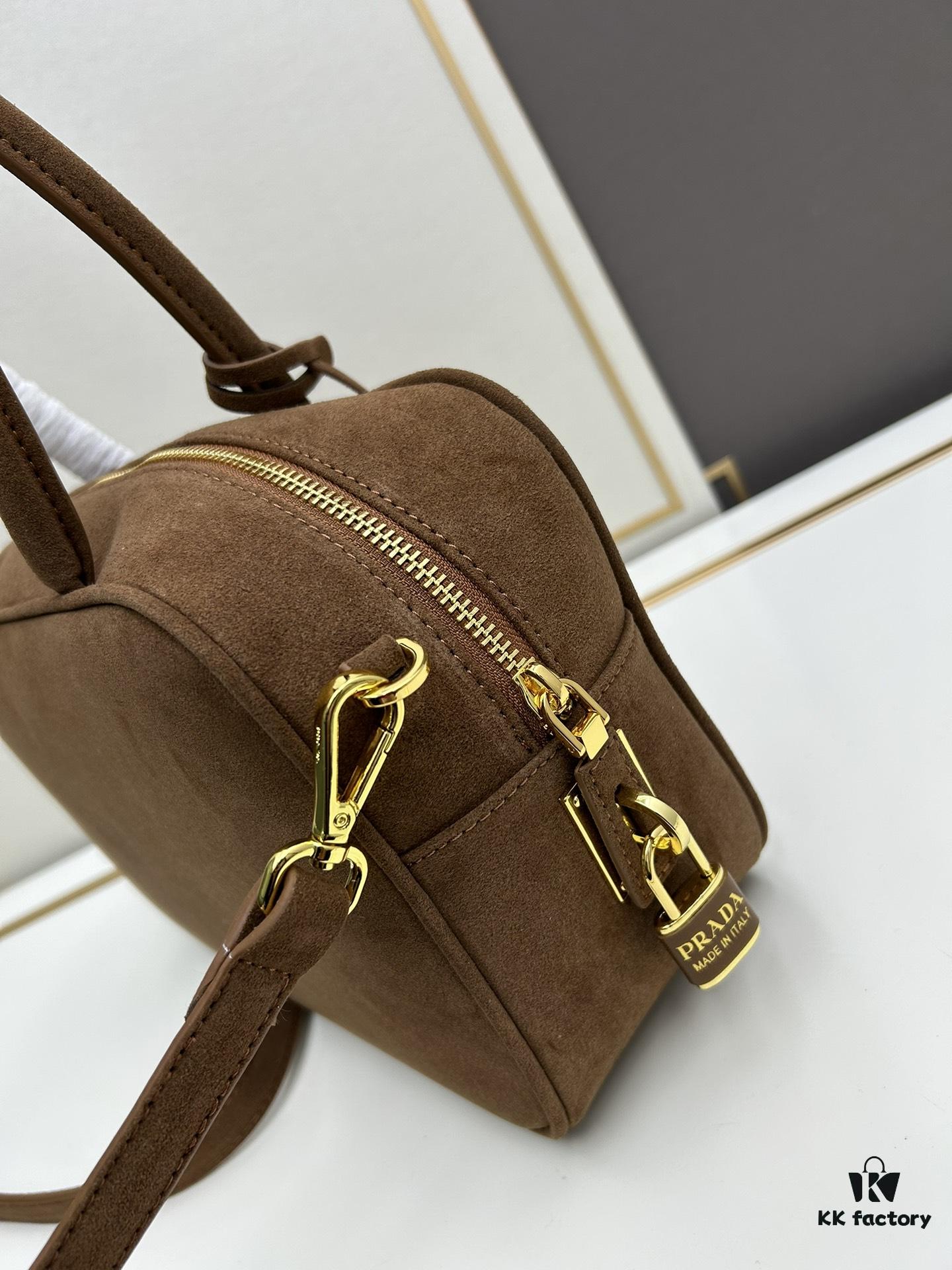 Nylon with Genuine Leather Trim, PRADA Counter New Arrival - Original Quality with Matching Hardware