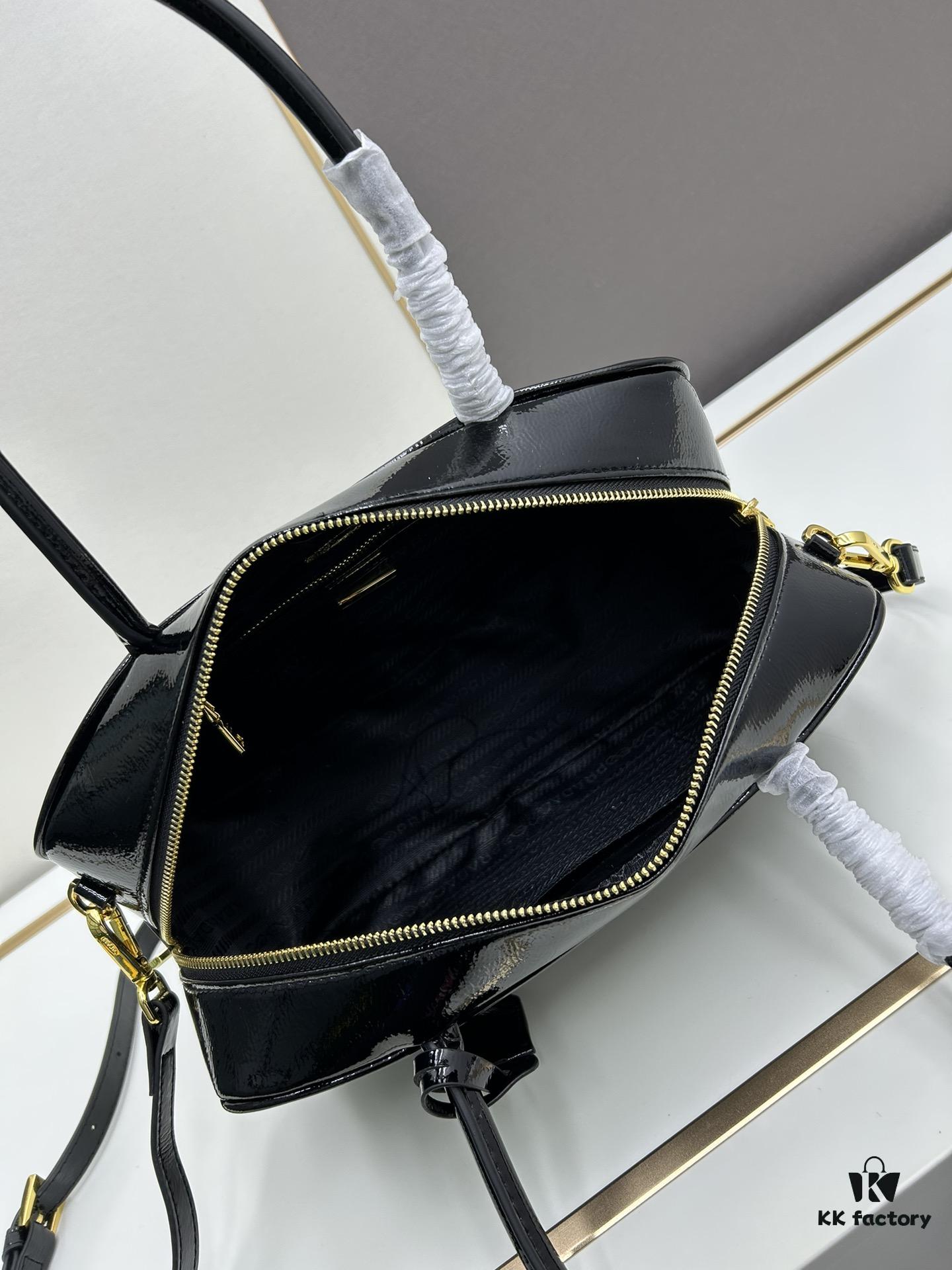 Nylon with Genuine Leather Trim, PRADA Counter New Arrival - Original Quality Matched to Counter Hardware, Re-Nylon Tote Bag