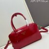 Nylon with Leather Trim, Full Leather 🎉PRADA Counter New Arrival🎉 [Original Order Quality + Matching Cabinet Hardware] Nylon and Top-Grain Calfskin Lock Bag