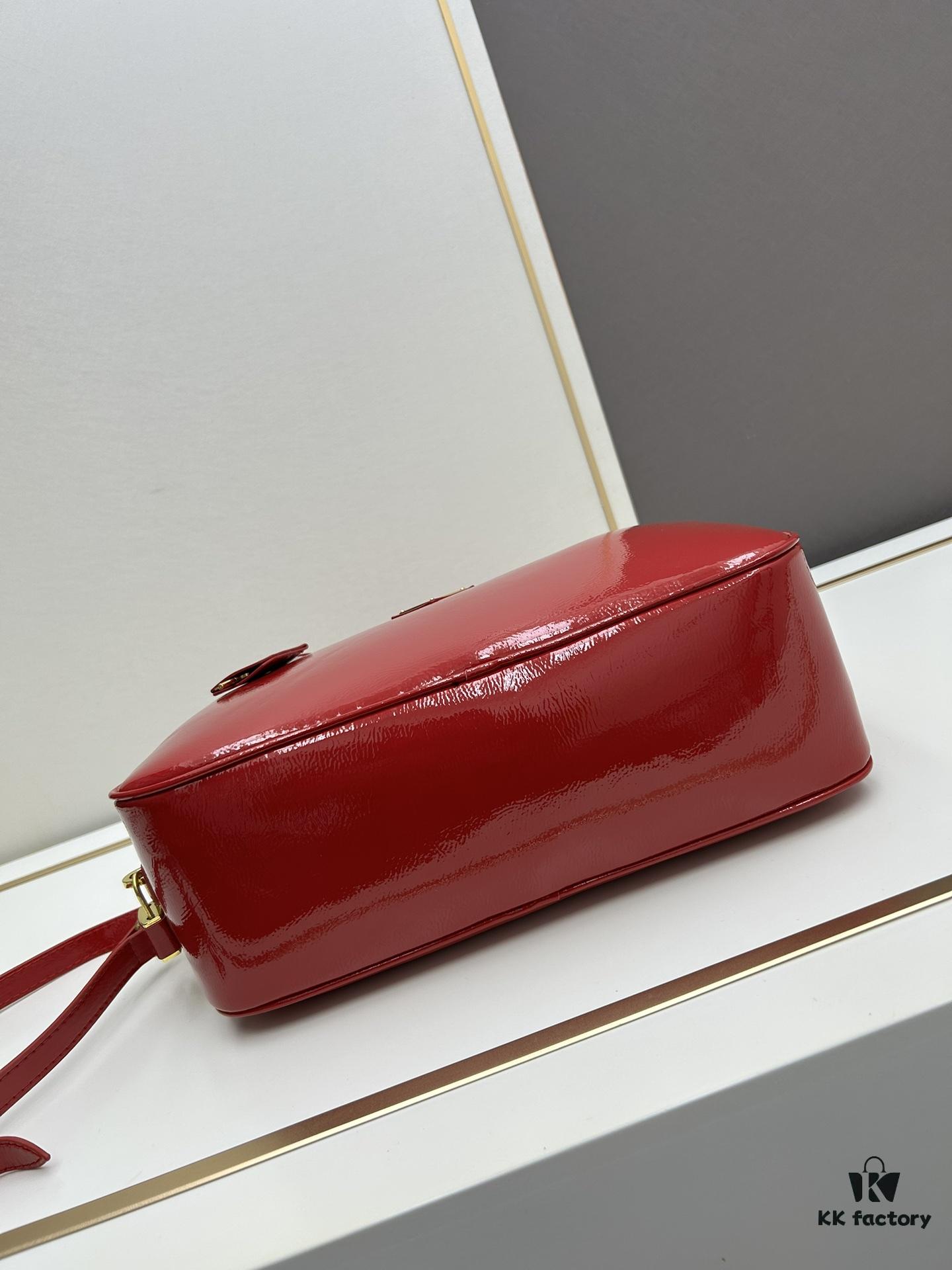 Nylon with Leather Trim, Full Leather 🎉PRADA Counter New Arrival🎉 [Original Order Quality + Matching Cabinet Hardware] Nylon and Top-Grain Calfskin Lock Bag
