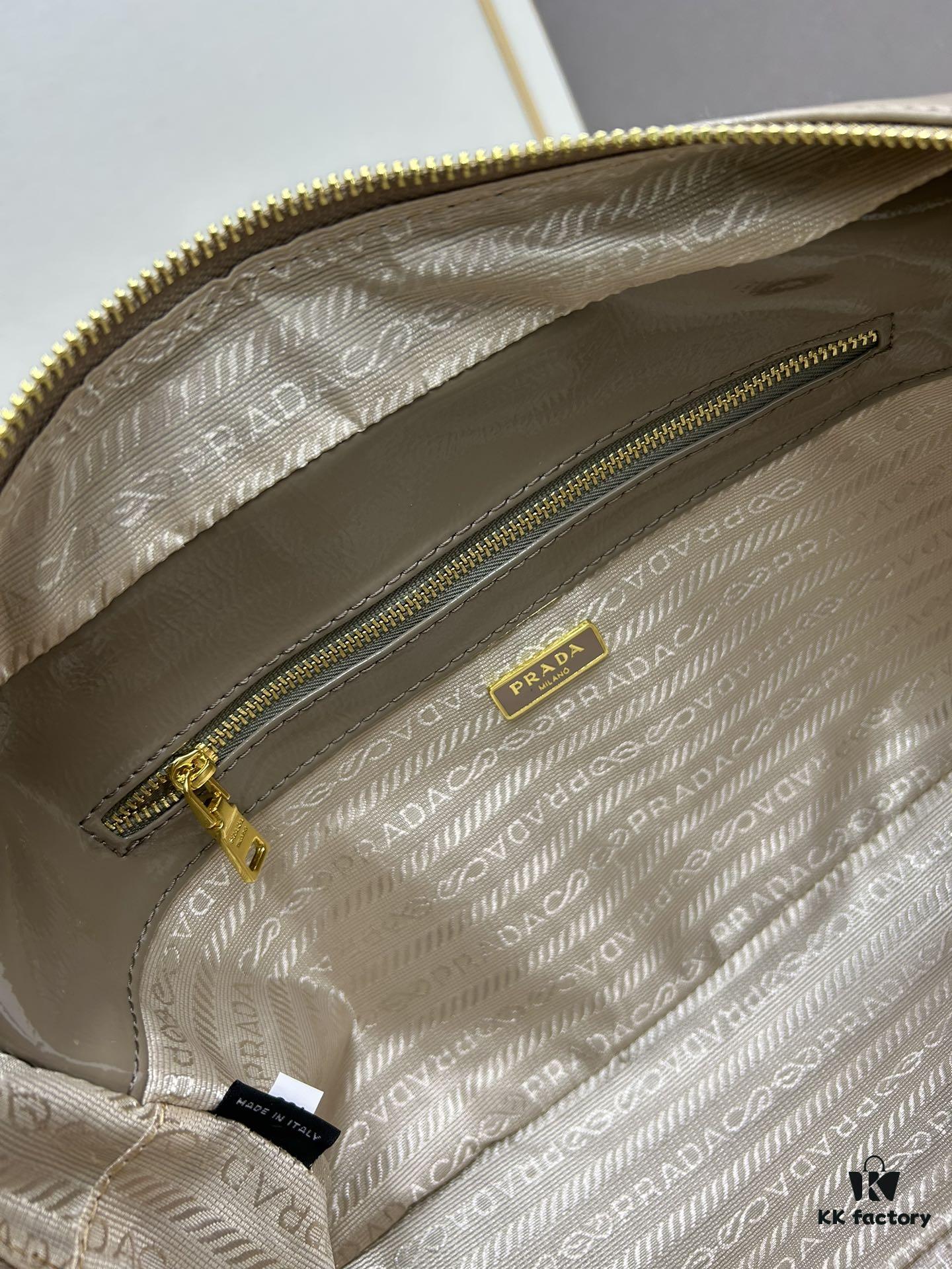 Nylon with Genuine Leather PRADA New Arrival Counter Quality Original Order Level Matching Hardware Recycled Nylon Tote Bag