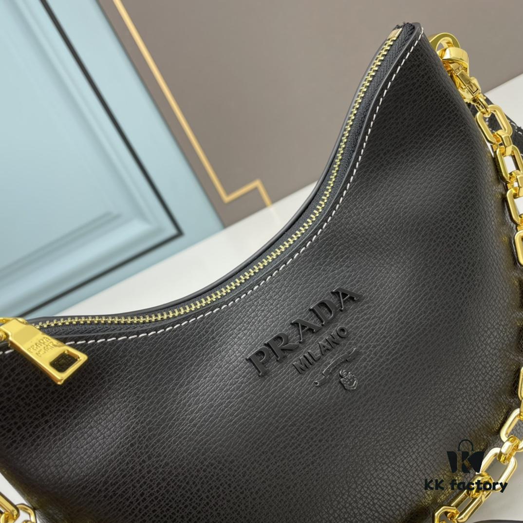 PRADA's New Hit - Horn-shaped Bag with Detachable Chain Strap