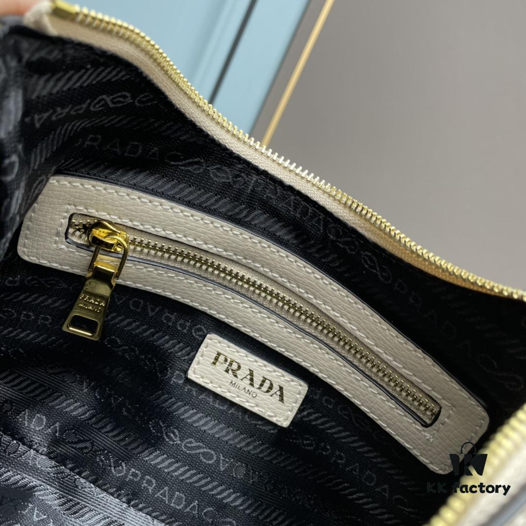 PRADA Must-Have Horn Bag with Detachable Chain Strap – A Perfect Blend of Vintage and Modern Fashion