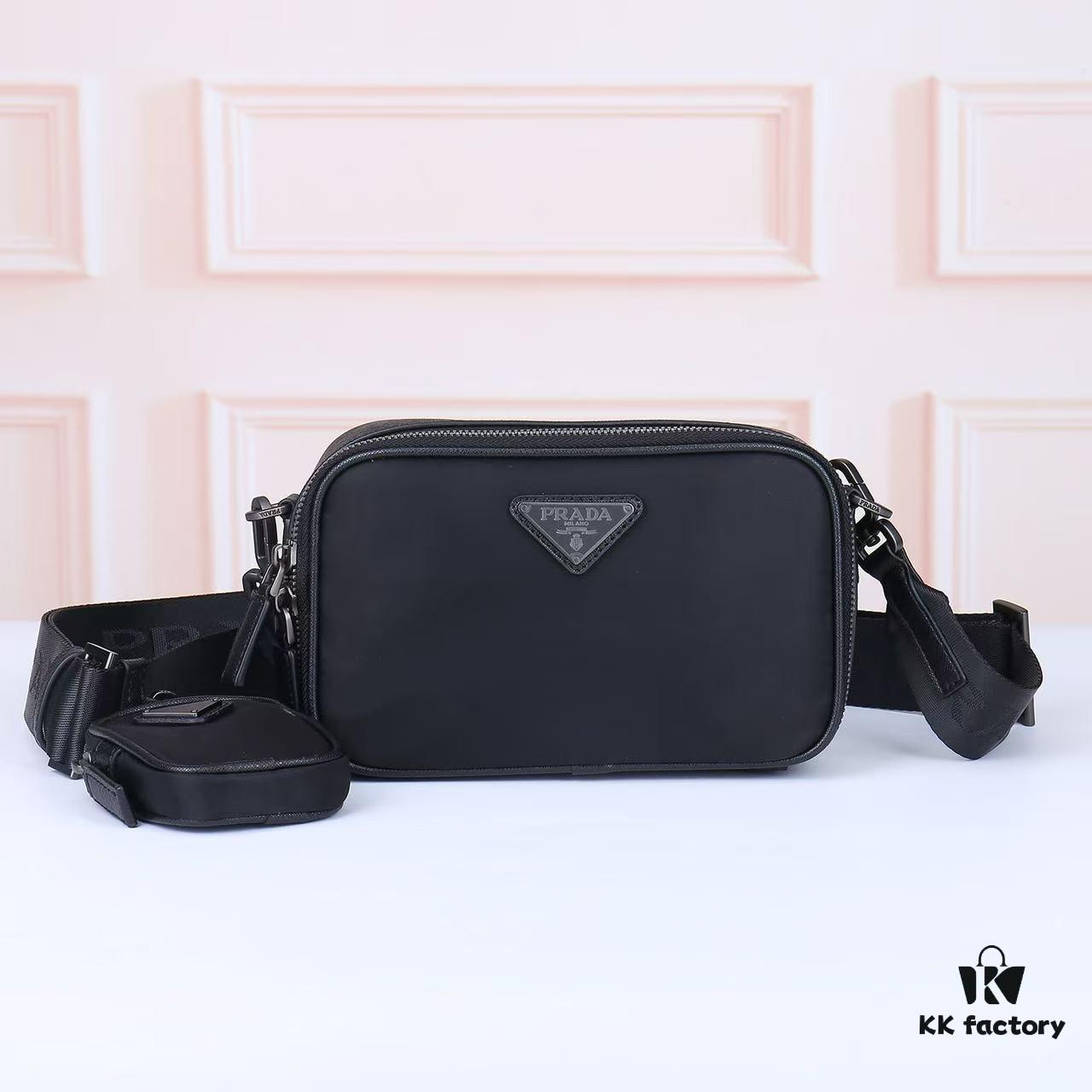 Prada Men's Bag in Recycled Nylon and Saffiano Leather, Reimagined for the New Collection