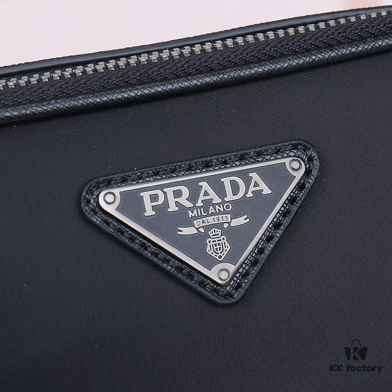 Prada Men's Bag in Recycled Nylon and Saffiano Leather, Reimagined for the New Collection
