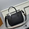 PRADA Mother-Child Bag - Latest Bestseller, Made from Imported Saffiano Leather, Double Leather Top Handles, Detachable and Adjustable Wide Leather Shoulder Strap, Two Exterior Zip Pockets, Classic Galleria Tote Design