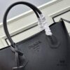 PRADA Mother-Child Bag - Latest Bestseller, Made from Imported Saffiano Leather, Double Leather Top Handles, Detachable and Adjustable Wide Leather Shoulder Strap, Two Exterior Zip Pockets, Classic Galleria Tote Design