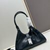 PRADA Counter New Arrival (All-Leather Series) Original Order Quality with Matching Hardware Full-Grain Oil-Waxed Calfskin Shoulder Bag