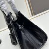 PRADA Counter New Arrival (All-Leather Series) Original Order Quality with Authentic Hardware Full-Grain Oil-Waxed Cowhide Shoulder Bag