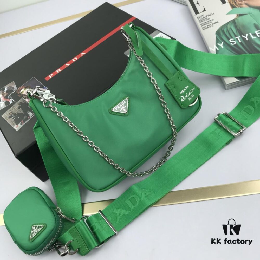 Top Quality Replica Prada New Nylon Hobo Bag with Original Box - 1BH204