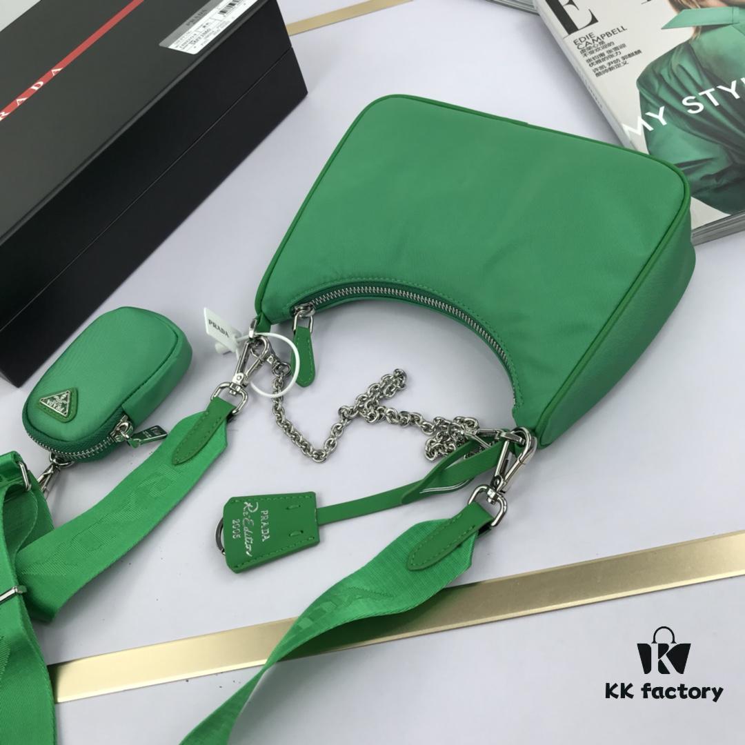 Top Quality Replica Prada New Nylon Hobo Bag with Original Box - 1BH204