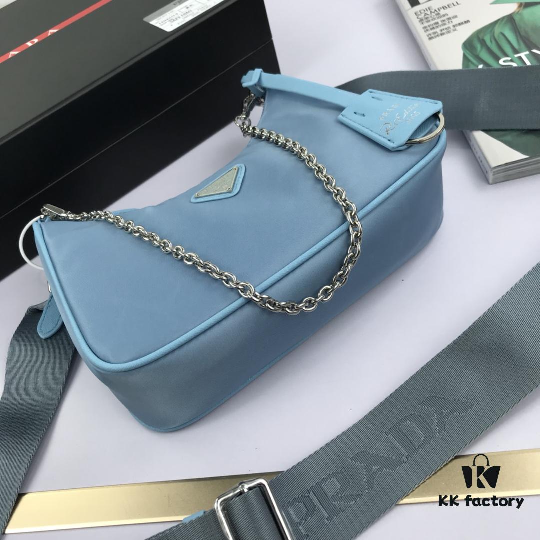 Top Quality Replica Prada New Nylon Hobo Bag with Box - 1BH204