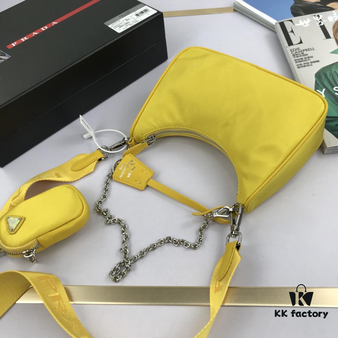 Top Quality Replica Prada New Nylon Hobo Bag with Box - 1BH204