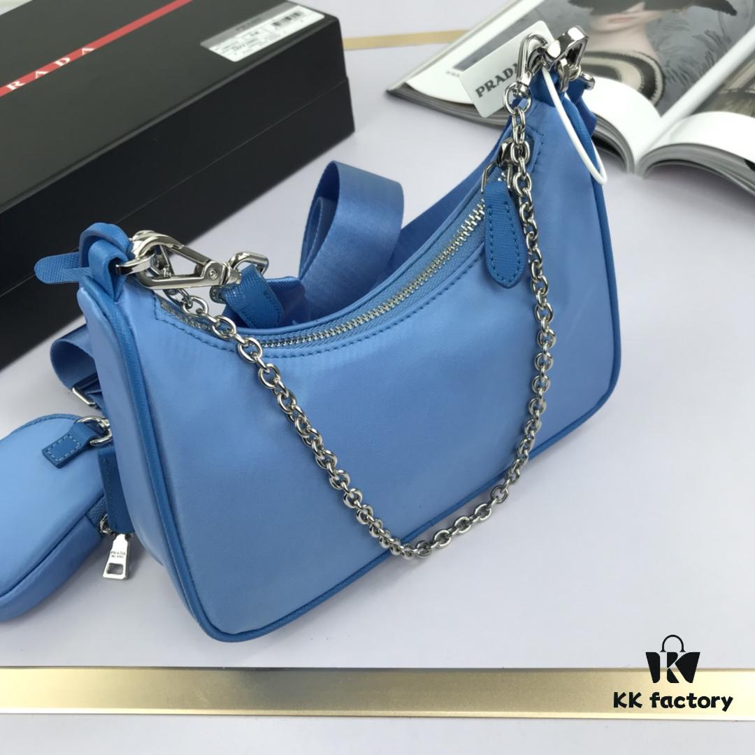 Top Quality Replica Prada New Nylon Hobo Bag with Original Box - 1BH204