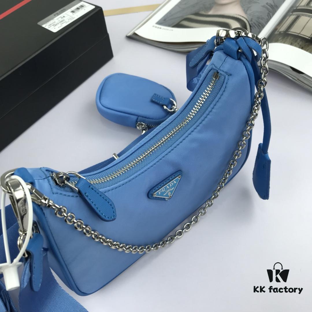 Top Quality Replica Prada New Nylon Hobo Bag with Original Box - 1BH204