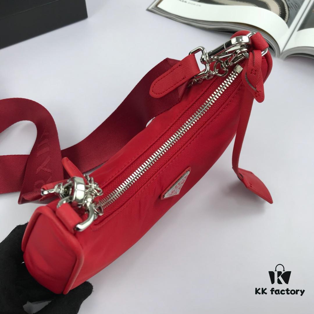 Top-Quality Original Design Prada New Nylon Hobo Bag with Box - 1BH204