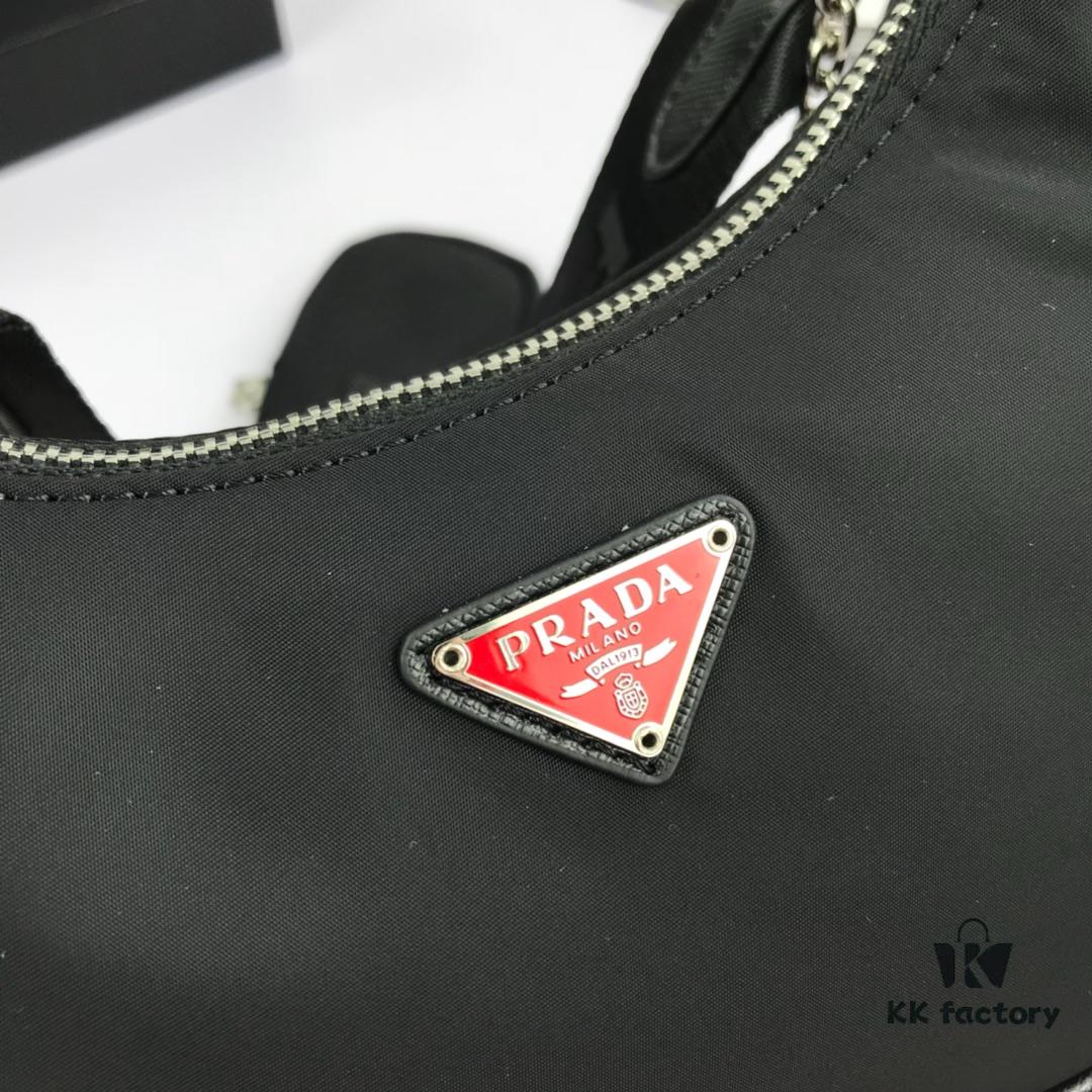 Top Quality Replica Prada New Nylon Hobo Bag with Box - 1BH204