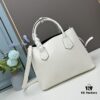 PRADA 2756# Original Top Layer Cross-Grain Calfskin, Exquisite Craftsmanship, Smooth Edging, Soft and High-Quality, Classic Shopping Tote with Long Shoulder Strap 34*26*16cm