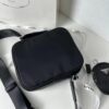 PRADA Imported Parachute Fabric with Leather Trim