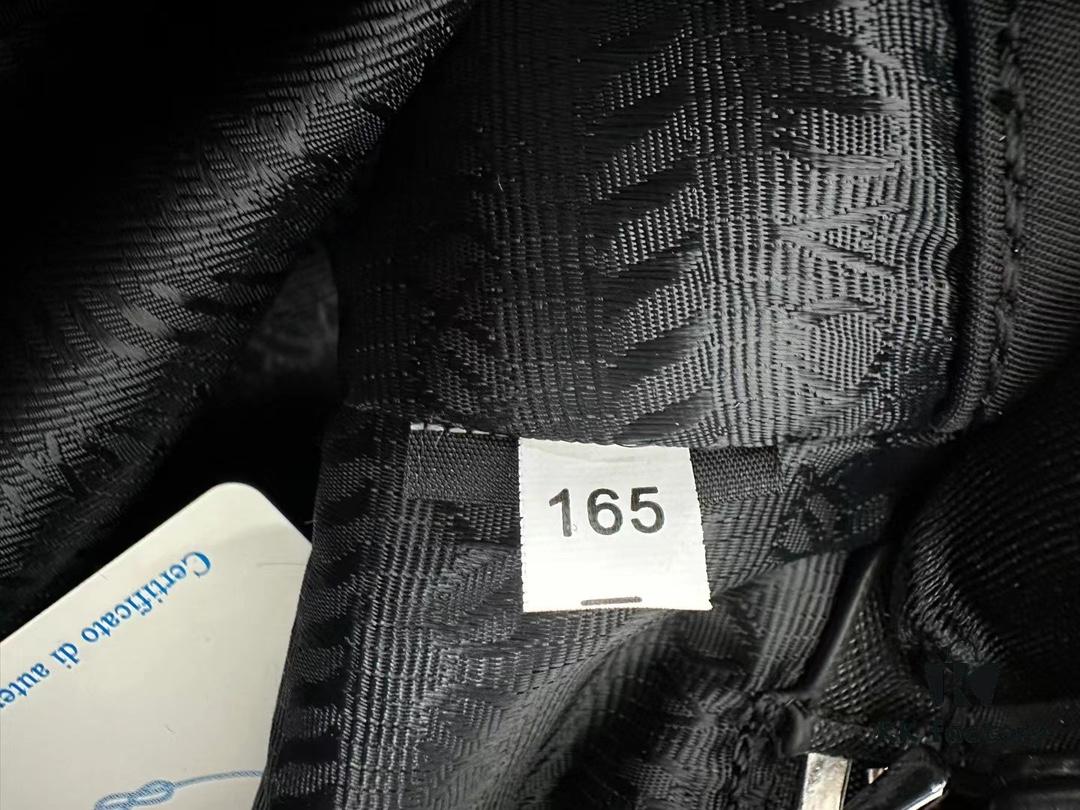 PRADA Imported Parachute Fabric with Leather Trim