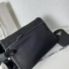 PRADA Genuine Leather Trimmed Imported Parachute Fabric Bag