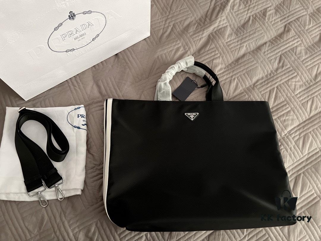 Prada x Adidas Collaborative Bag 40*38cm - Perfect for Travel or Gym