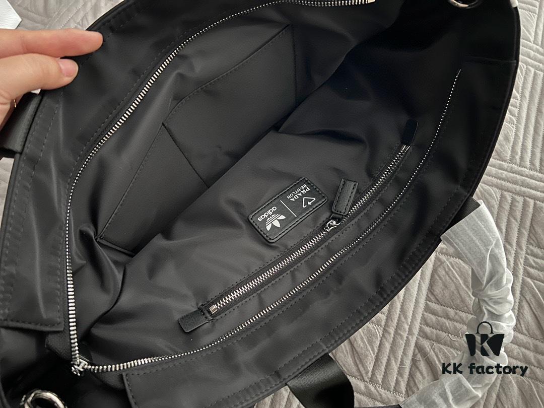 Prada x Adidas Collaborative Bag 40*38cm - Perfect for Travel or Gym