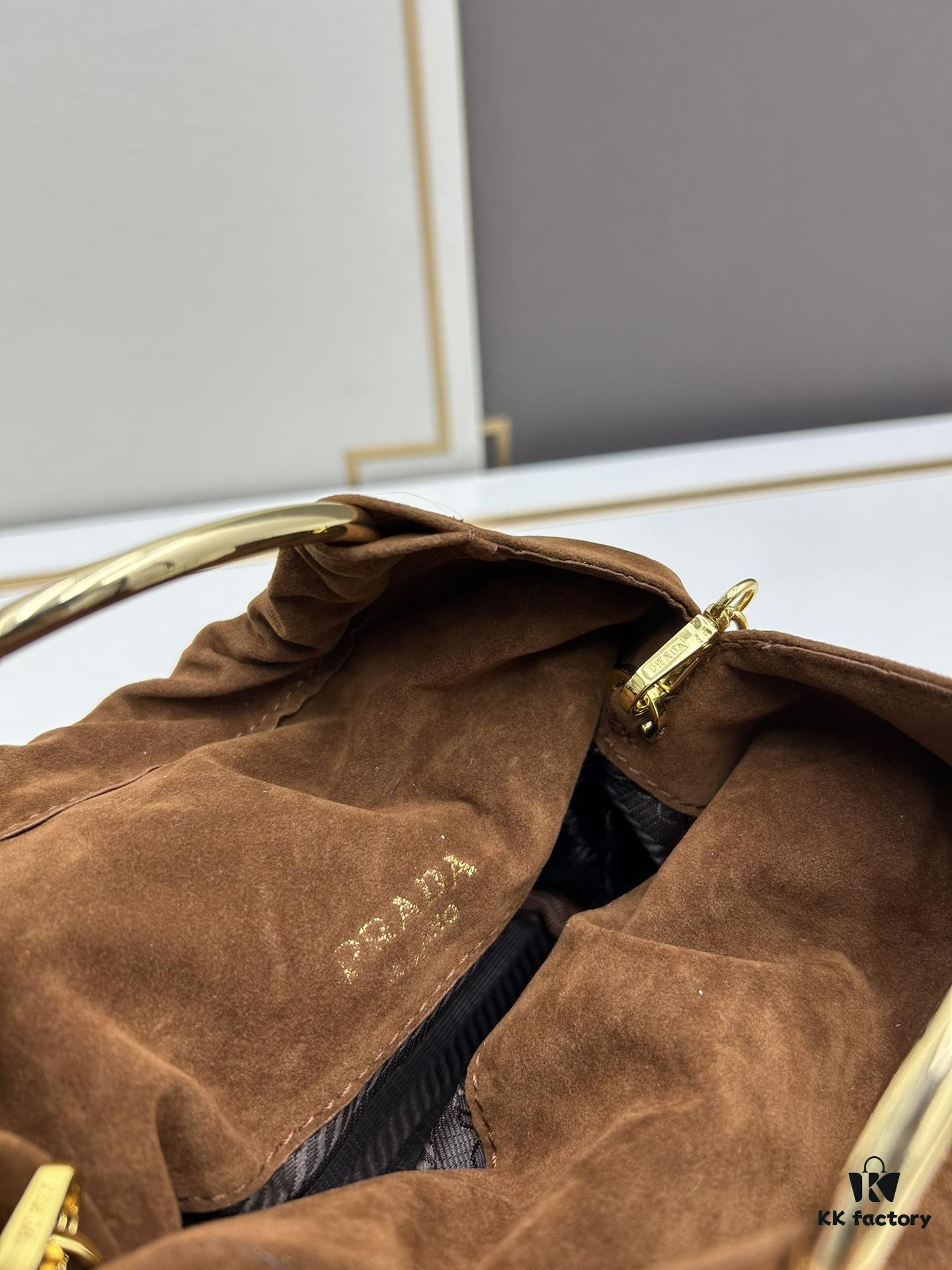 P Brand New Suede Bucket Bag