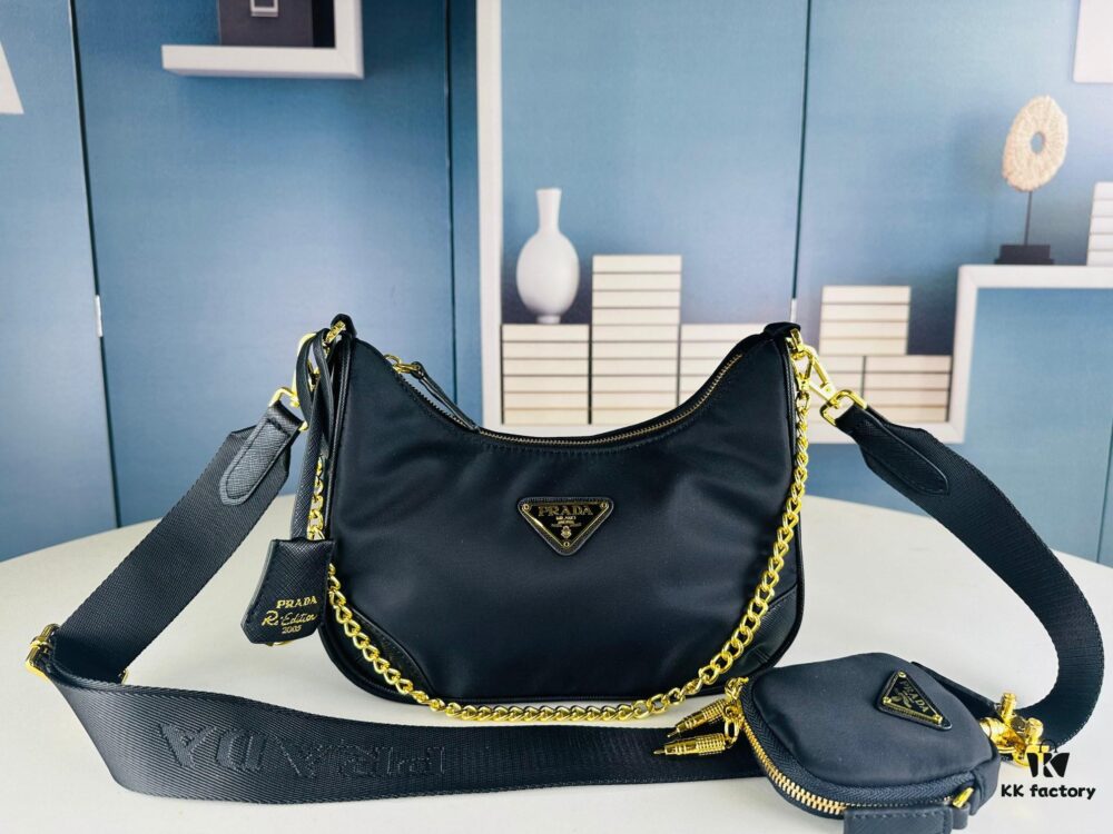 PRADA Re-edition 2005 Robot Charm Bag with Box