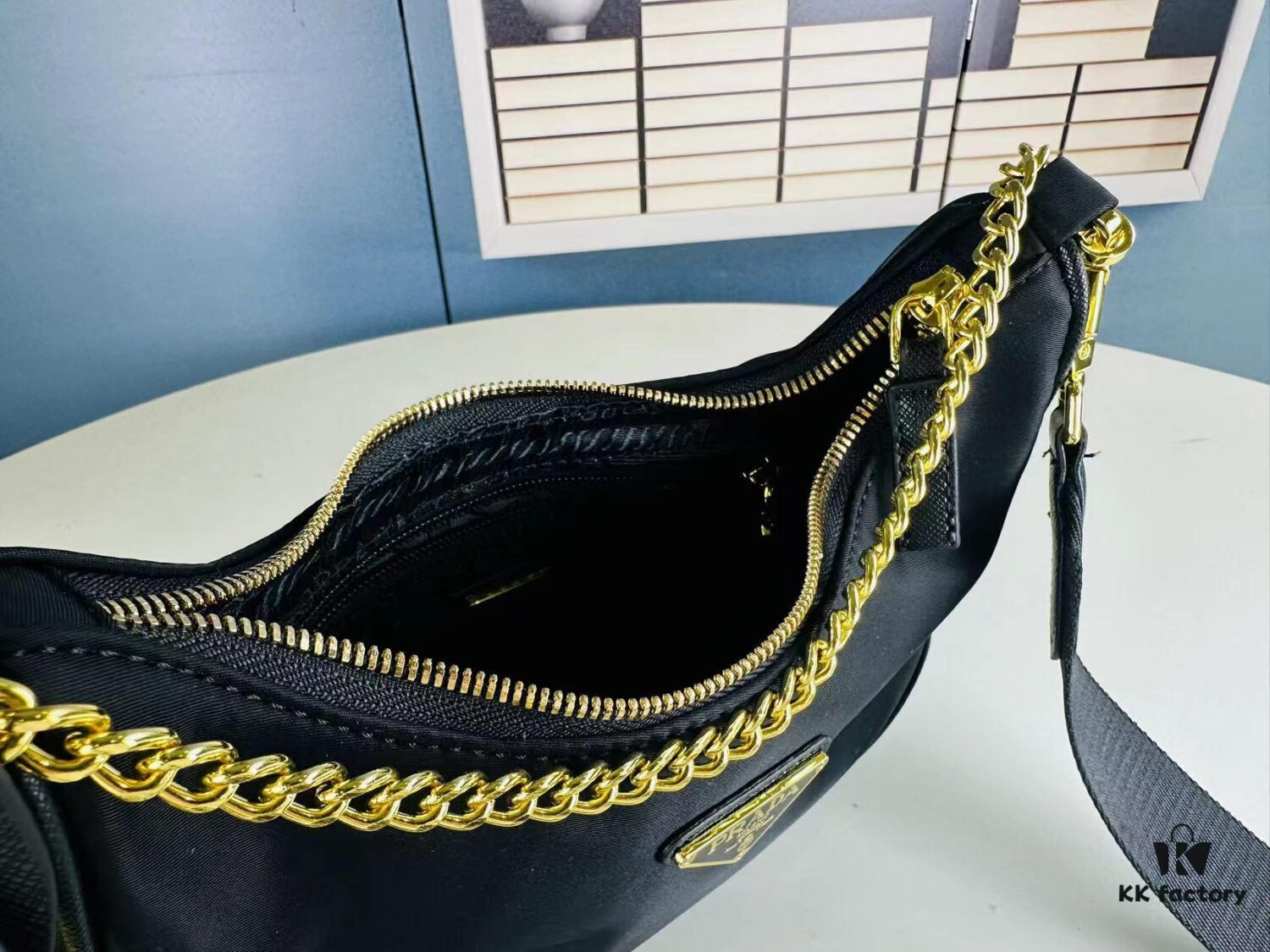 PRADA Re-edition 2005 Robot Charm Bag with Box