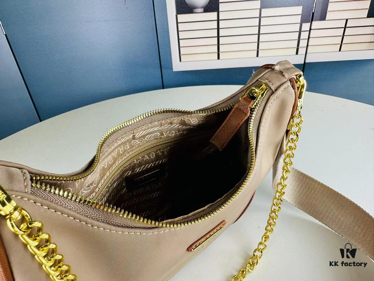 PRADA Re-edition 2005 Robot Charm Bag with Box