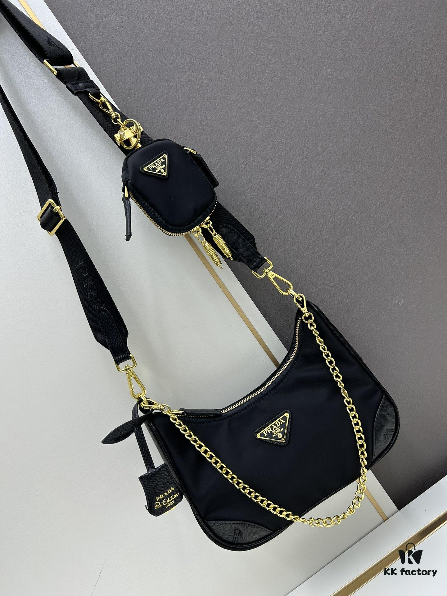 PRADA Re-edition 2005 Robot Charm Bag with Box