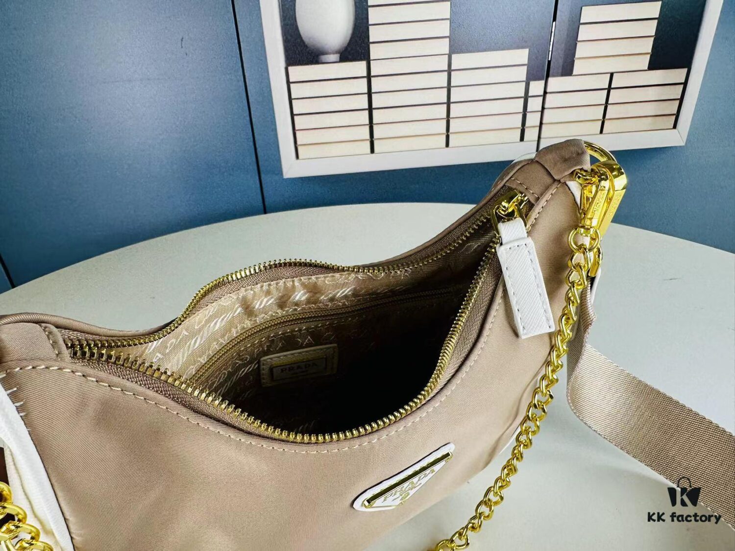 PRADA Re-edition 2005 Robot Charm Bag with Box