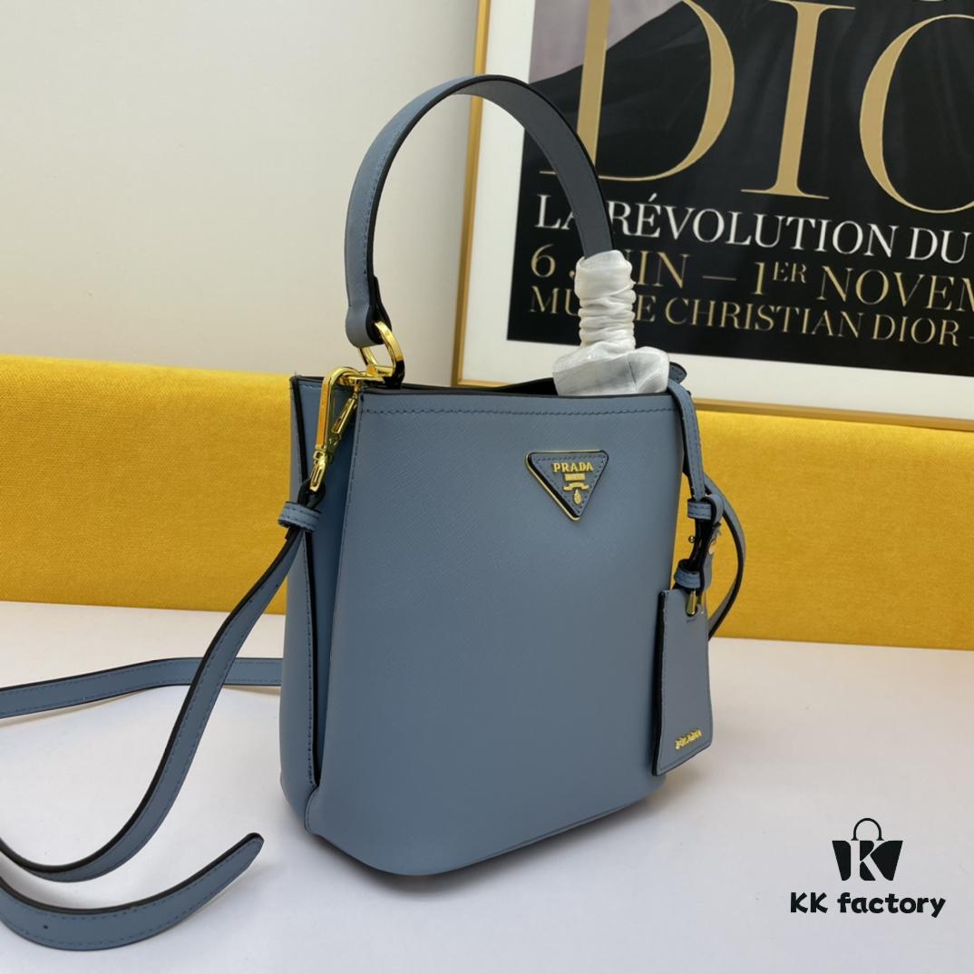 New Release Original Leather P Series 2019 Latest Model 1BA219 Prada Double Saffiano Cross-Grain Handbag