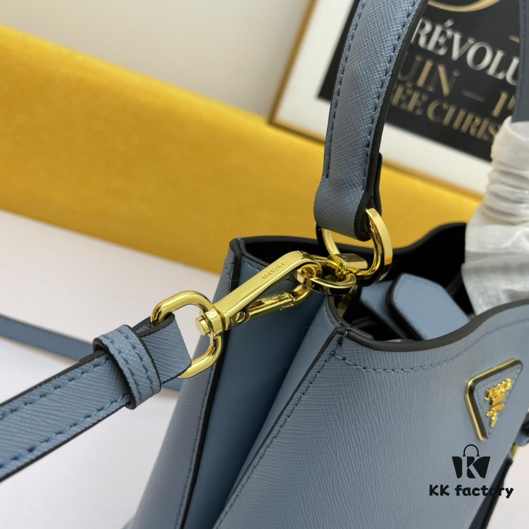 New Release Original Leather P Series 2019 Latest Model 1BA219 Prada Double Saffiano Cross-Grain Handbag
