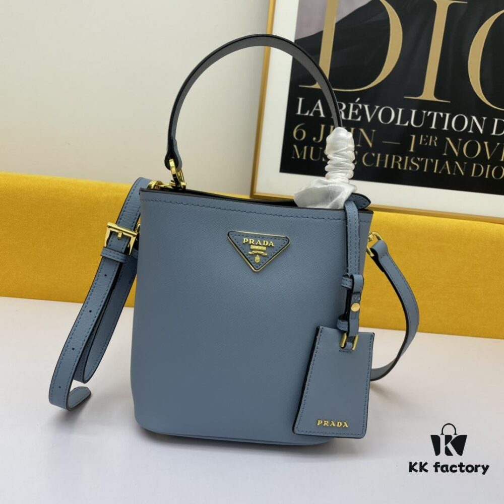 New Release Original Leather P Series 2019 Latest Model 1BA219 Prada Double Saffiano Cross-Grain Handbag