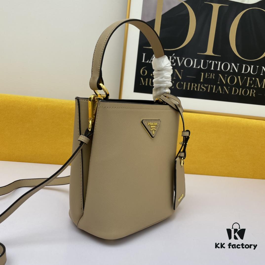 New Arrival Original Leather P Brand 2019 Latest Model 1BA219 Prada Double Saffiano Cross-Grain Handbag