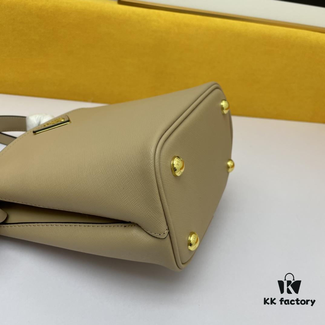 New Arrival Original Leather P Brand 2019 Latest Model 1BA219 Prada Double Saffiano Cross-Grain Handbag