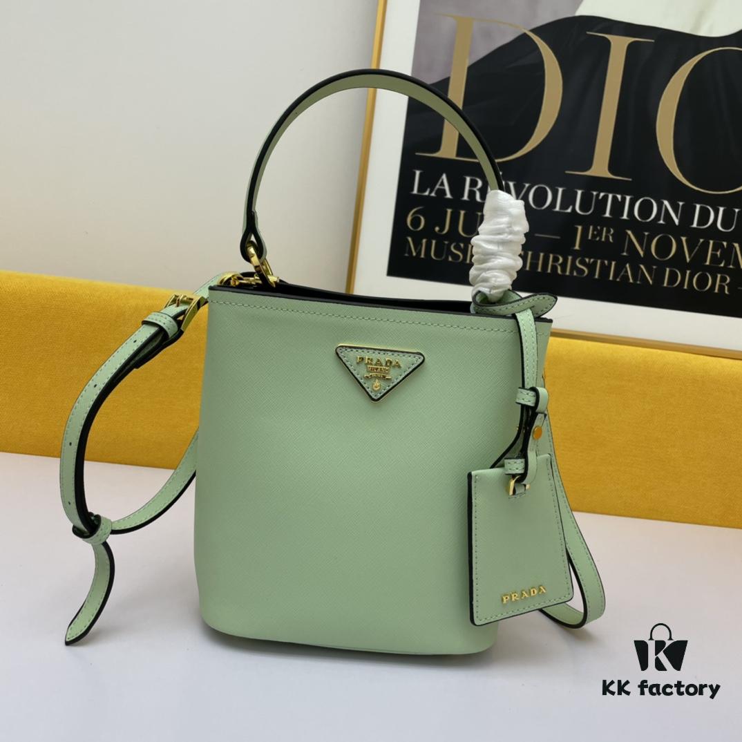 New Arrival Original Leather P Brand 2019 Latest Model 1BA219 Prada Double Saffiano Cross Texture Handbag
