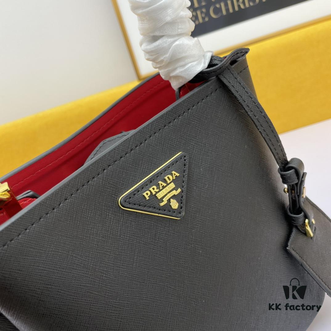 New Arrival Original Leather P Brand 2019 Latest Model 1BA219 Prada Double Saffiano Cross Grain Handbag