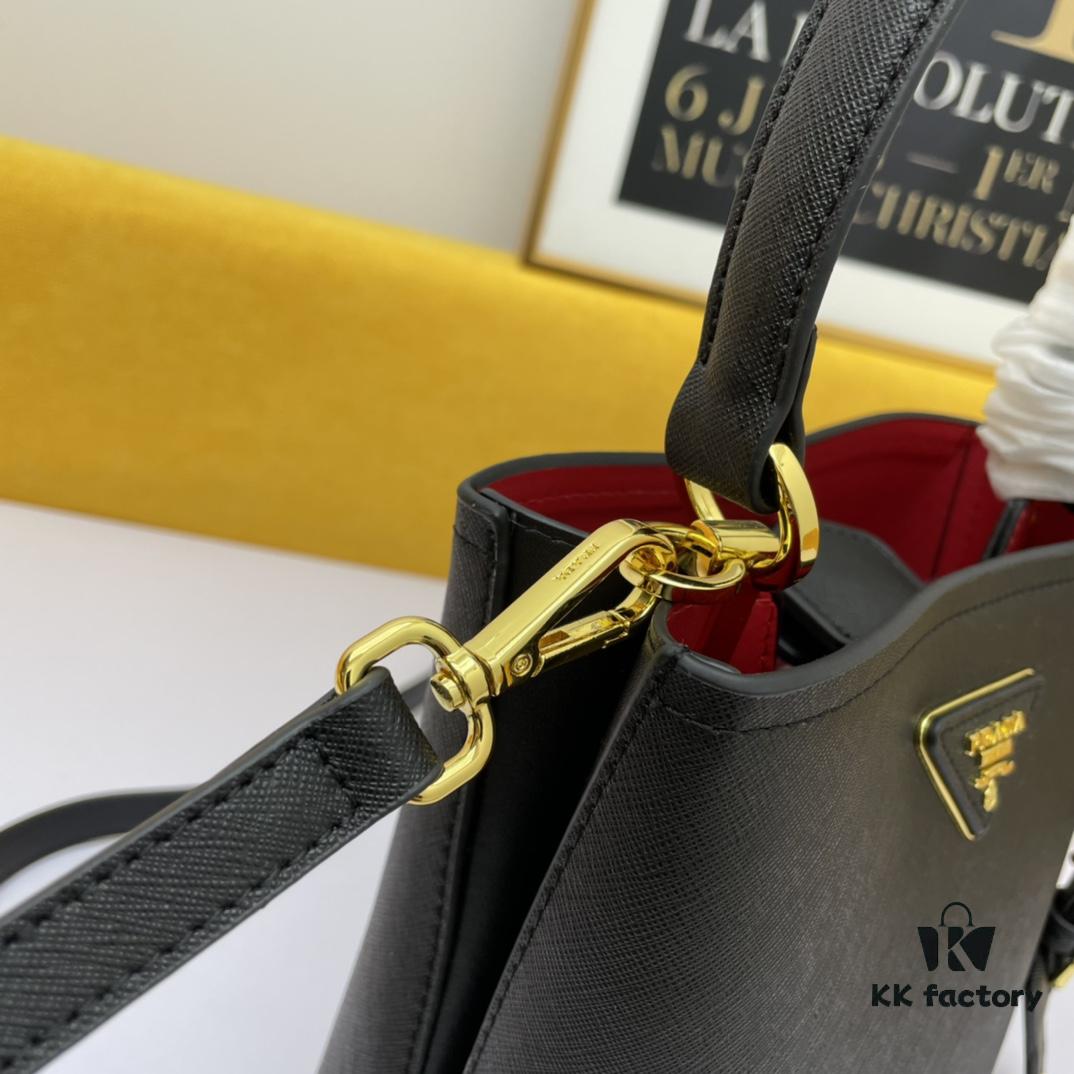 New Arrival Original Leather P Brand 2019 Latest Model 1BA219 Prada Double Saffiano Cross Grain Handbag