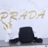 Prada Latest Model! 2VH112 Modern Nylon Crossbody Bag with Detachable Pouch Charm and Spacious Interior Compartment