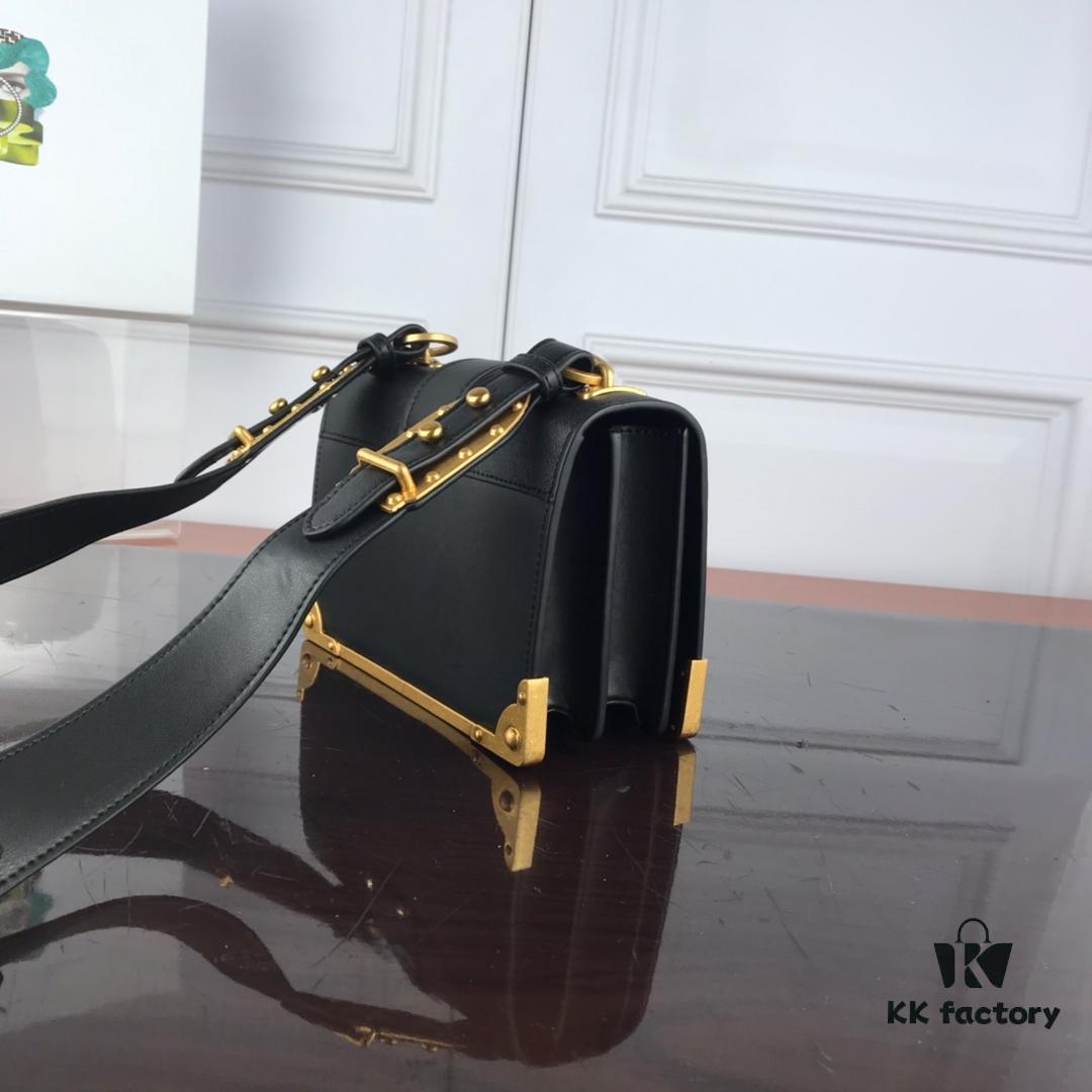 Authentic Top-Quality PRADA Handbag 1BD045 20*14*8CM - Upgraded Hardware, Belgian Calfskin, Full Leather Interior and Exterior