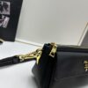 PRADA Flip Zip Champion Edition with Dual Shoulder Straps (Striped Wide Fabric Strap & Extended Leather Shoulder Pad)