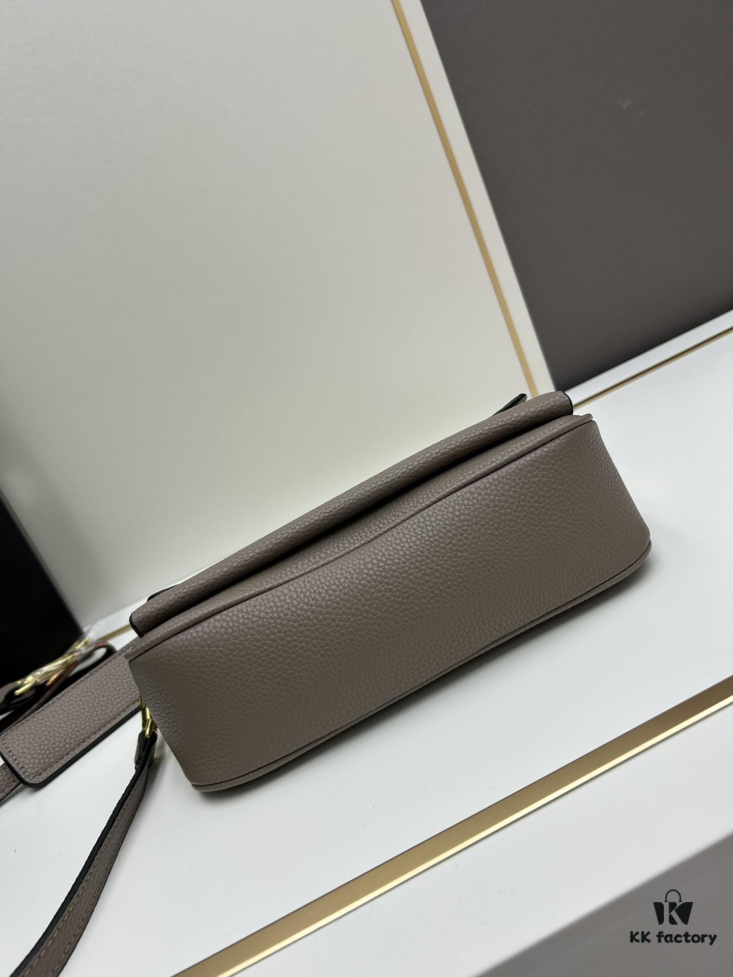 PRADA Flip Zip Champion Edition with Dual Shoulder Straps (Striped Wide Fabric Strap & Extended Leather Shoulder Pad)